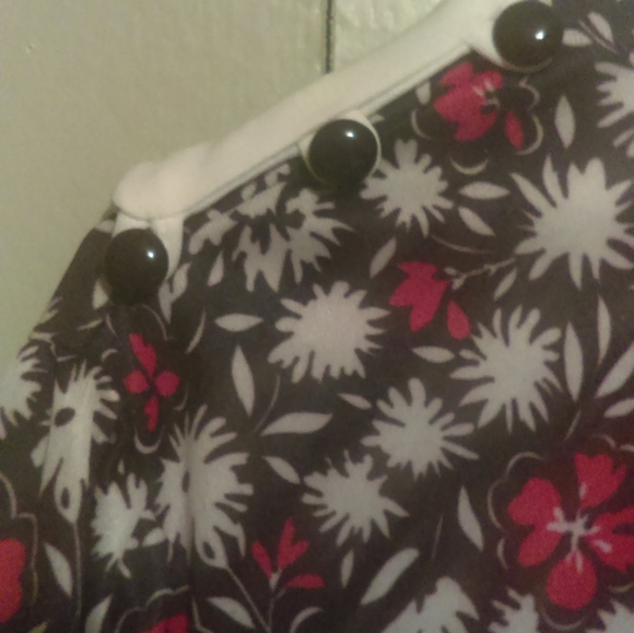 BRIDGE GATE Vintage Floral Dress Size A6 - Picture 3 of 5